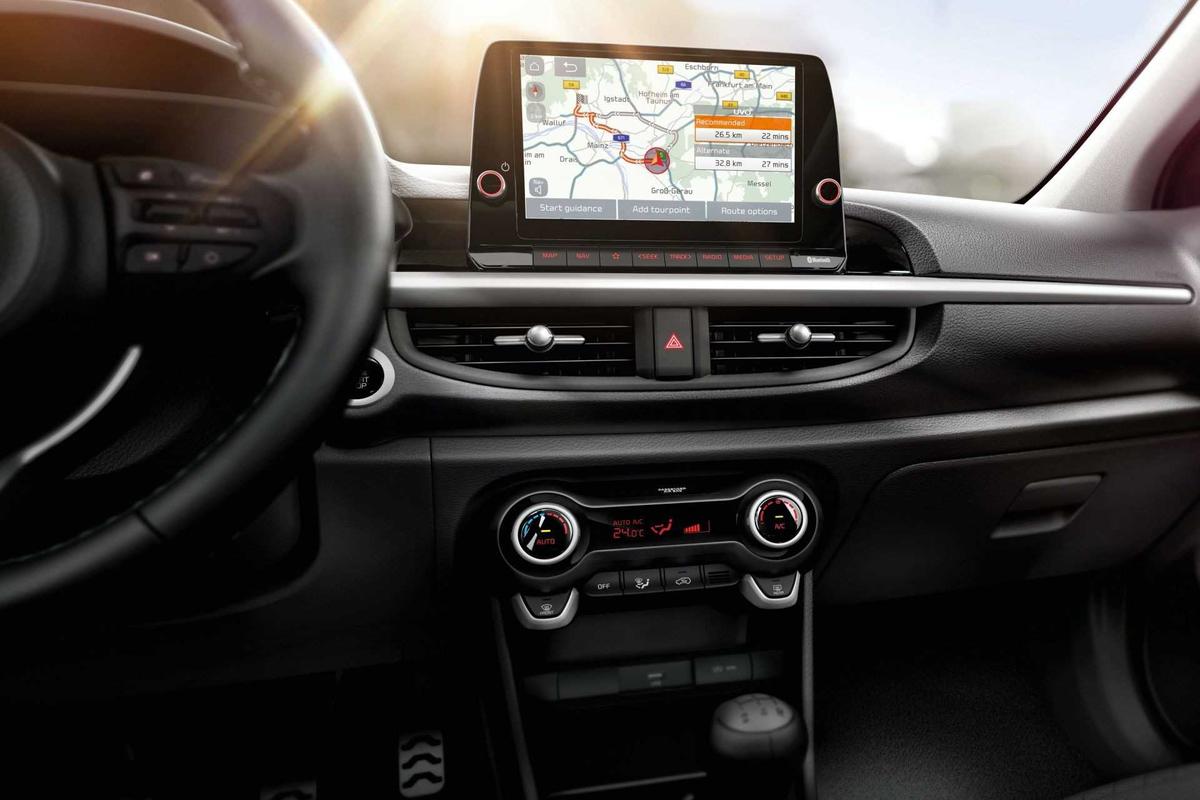 Phần nội thất của Kia Picanto GT-Line 2021