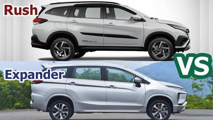 So sánh hai dòng xe Toyota Rush và Mitsubishi Xpander 