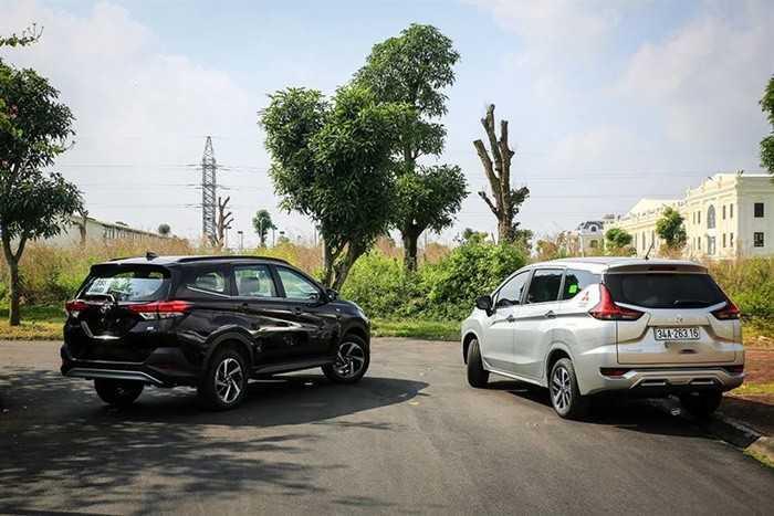 So sánh hai dòng xe Toyota Rush và Mitsubishi Xpander 