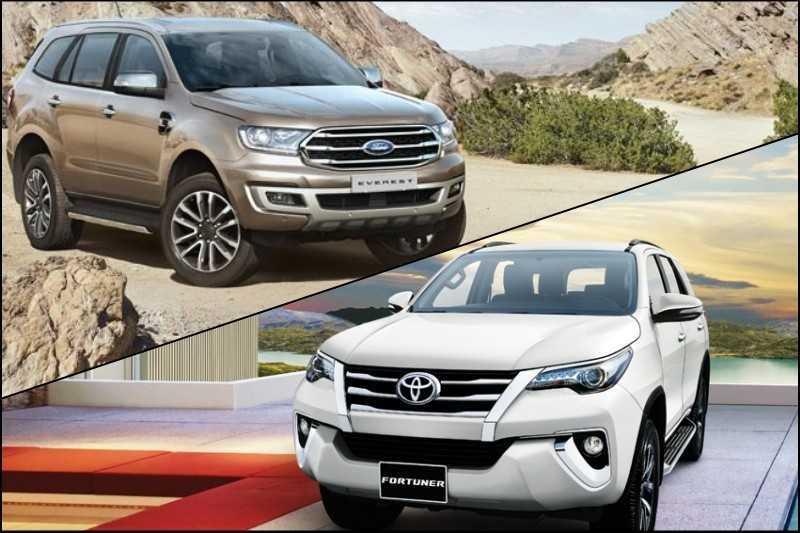 Ford Everest 2020 và Toyota Fortuner 2020