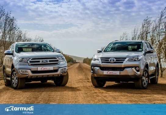 Ford Everest 2020 và Toyota Fortuner 2020: Lựa chọn nào tốt hơn?