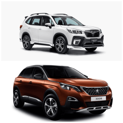 Subaru Forester GT Edition 2020 và Peugeot 3008 2020