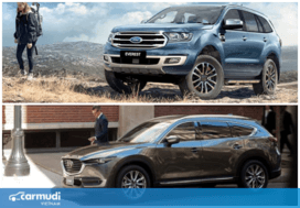 Tư vấn chọn xe giữa Ford Everest và Mazda CX-8