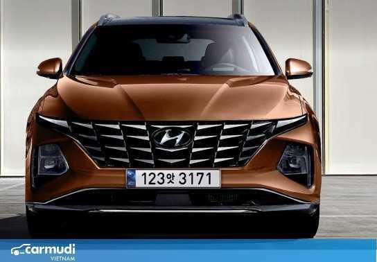 Rò rỉ ảnh nội thất Hyundai Tucson 2021, màn hình cỡ lớn như Tesla