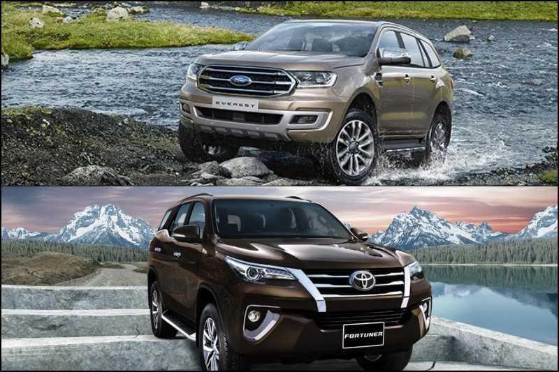 Ford Everest 2020 và Toyota Fortuner 2020