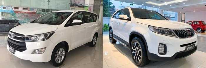 Toyota Innova 2020 và Kia Sorento 2020