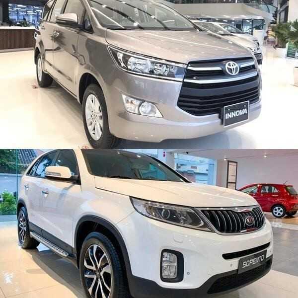 Toyota Innova 2020 và Kia Sorento 2020