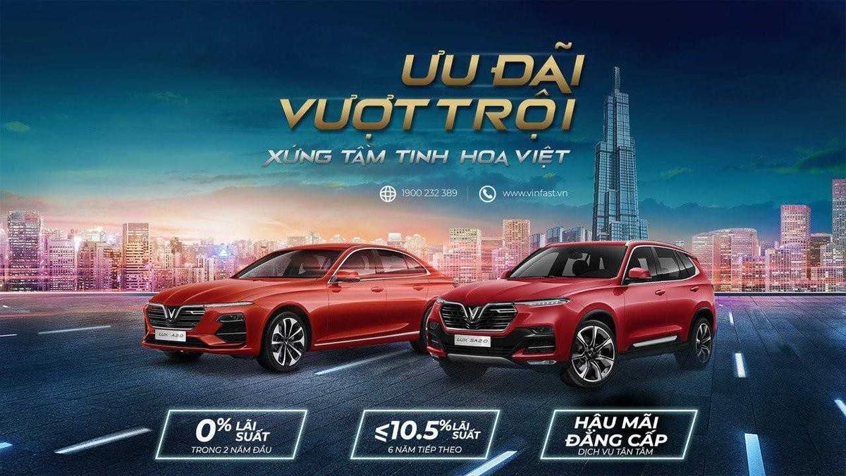 Mua xe trả góp VinFast với mức lãi suất ưu đãi đa dạng