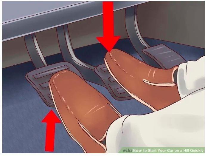 Không được nhả phanh.