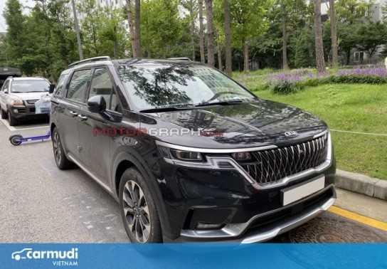 KIA Sedona 2021 vừa cập nhật những hình ảnh thực tế mới nhất