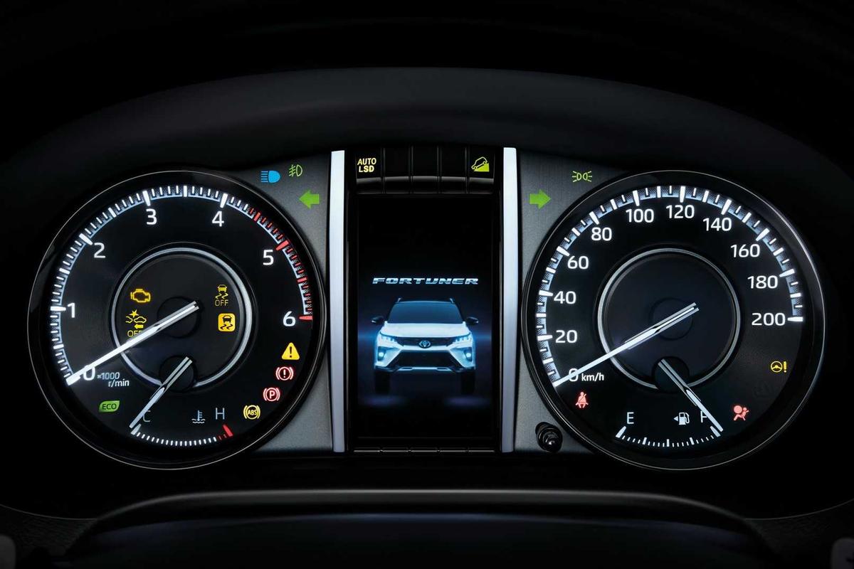 Nội thất của Toyota Fortuner 2021