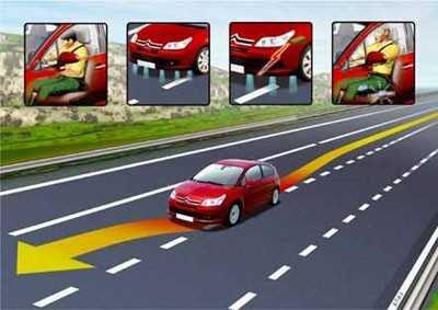 Hệ thống hỗ trợ giữ làn đường.