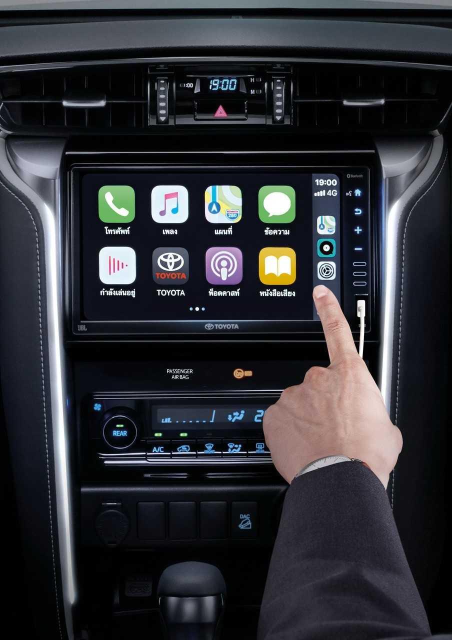 Nội thất của Toyota Fortuner 2021