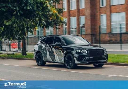 Vẻ đẹp đẳng cấp của Bentley Bentayga Speed 2021 ẩn hiện sau lớp ngụy trang
