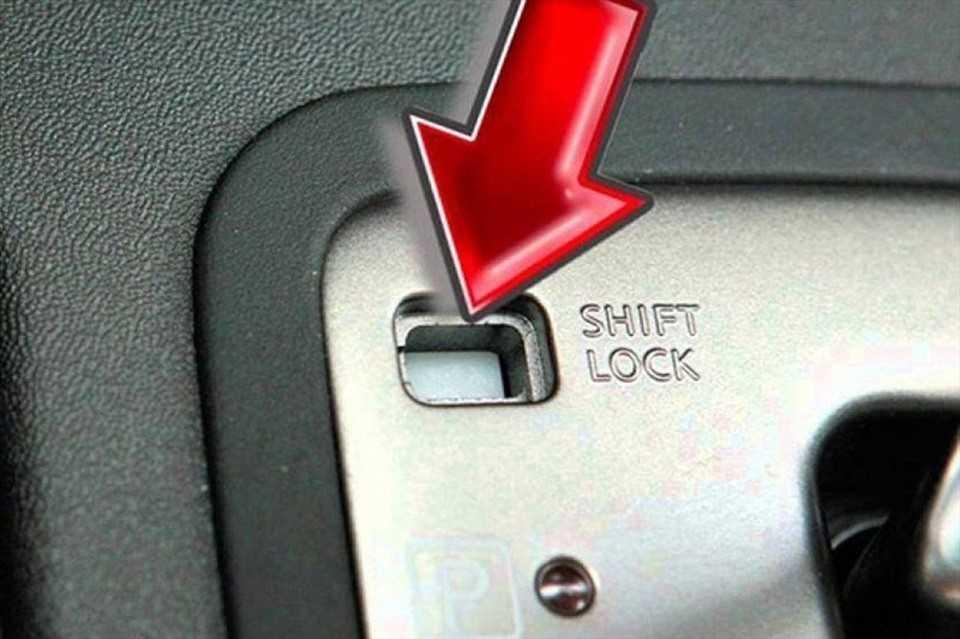 Chốt mở khóa hộp số tự động (Shift Lock)