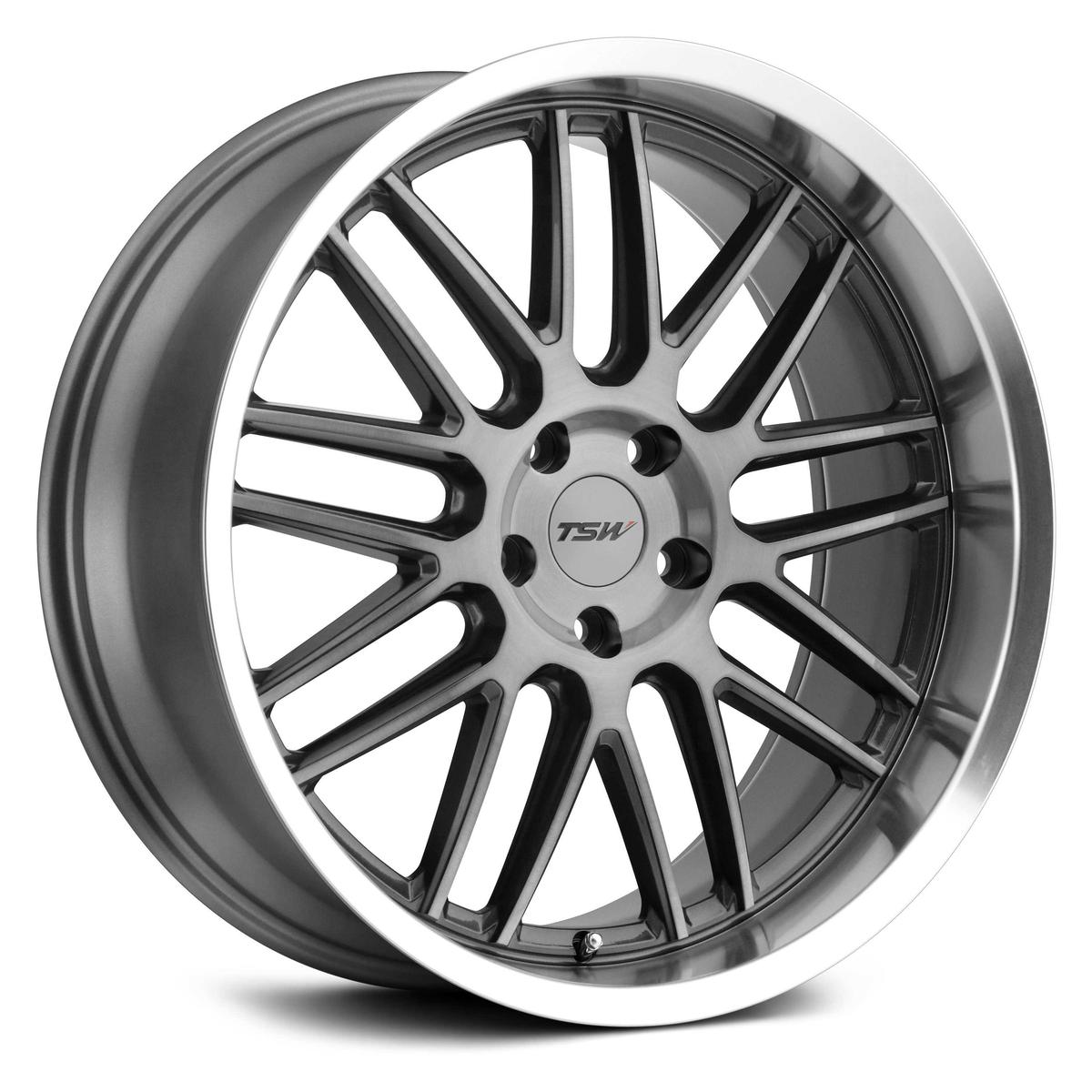 Gunmetal w/ brushed gunmetal face & machined lip