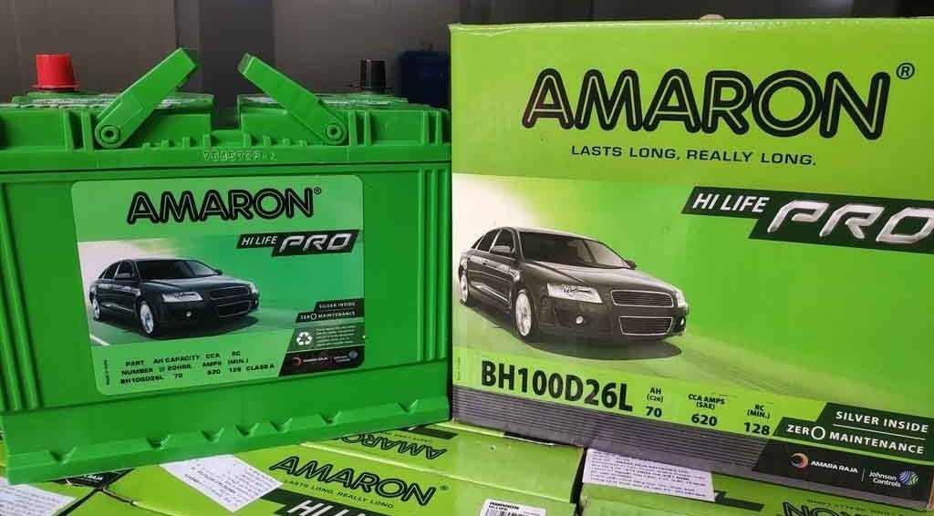 Giá bình ắc quy ô tô Amaron đa dạng tuỳ từng dòng