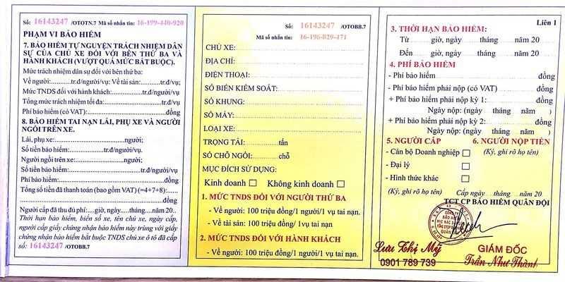 Bảo hiểm trách nhiệm dân sự bắt buộc