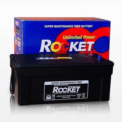 Bình ắc quy ô tô Rocket có chất lượng tốt