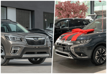 Subaru Forester và Mitsubishi Outlander