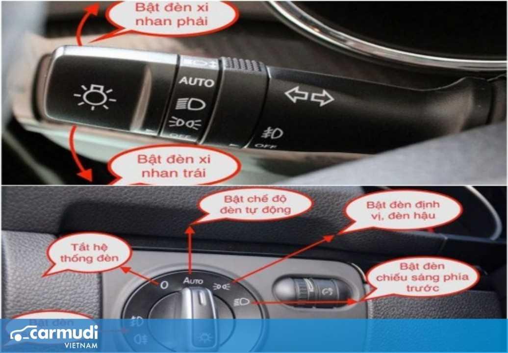 Hệ thống đèn trên ô tô và hướng dẫn sử dụng cho người mới