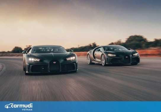 Hai mẫu Bugatti Chiron đi vào chạy thử, chuẩn bị cho ngày ra mắt