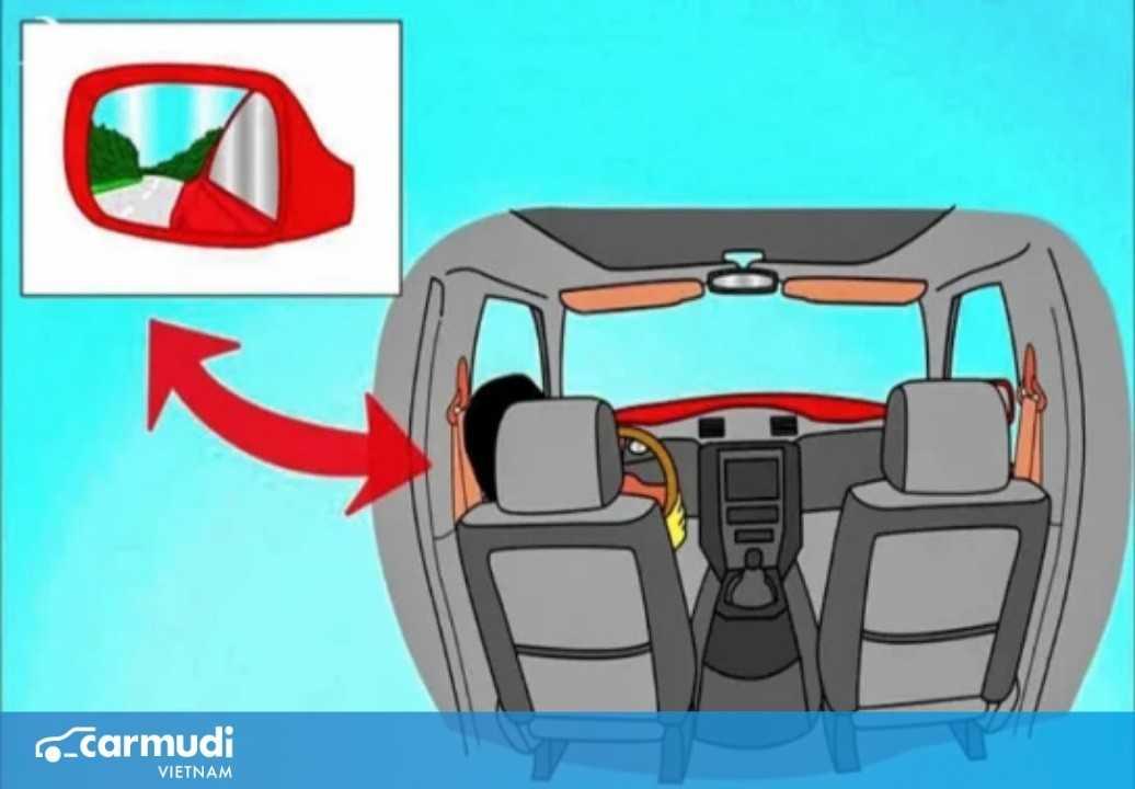 Hướng dẫn cách nhìn gương chiếu hậu khi lùi xe chuẩn xác