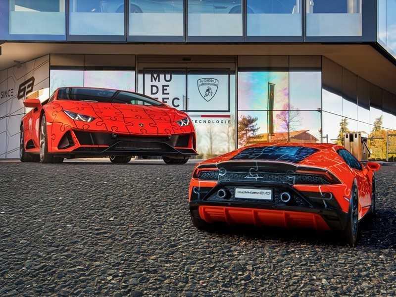 Mô hình lắp ráp 3D Lamborghini Huracan EV