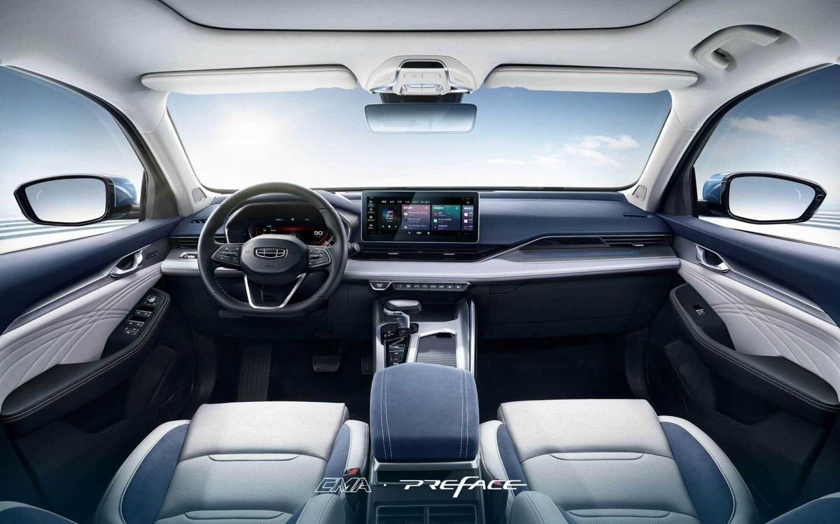 Nội thất Geely Preface 2021