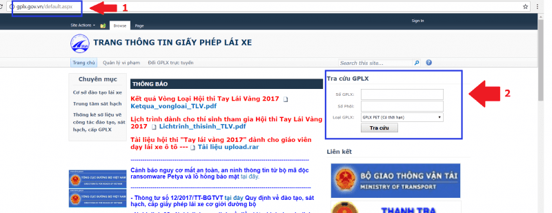 Cách kiểm tra giấy phép lái xe