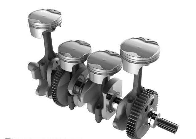 Động cơ sử dụng trục cân bằng