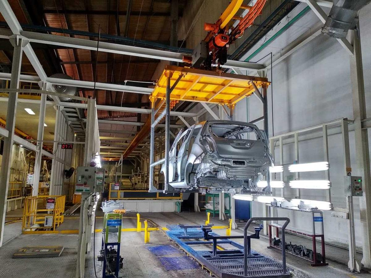 Dây truyền sơn xe