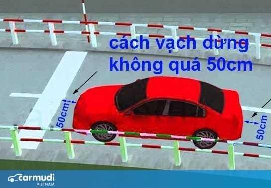 Kinh nghiệm "sống còn" vượt qua bài thi: Dừng và khởi hành xe ngang dốc