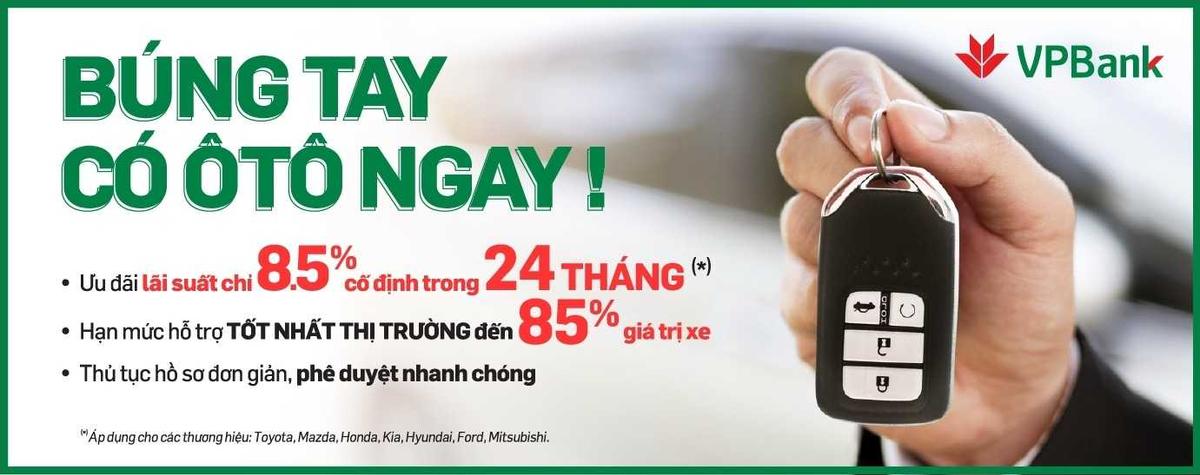 Búng tay có ô tô ngay VPBank