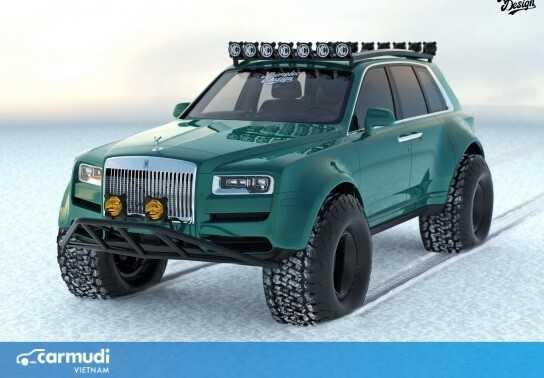 Sốc với Rolls-Royce Cullinan phiên bản offroad độc lạ chưa từng có