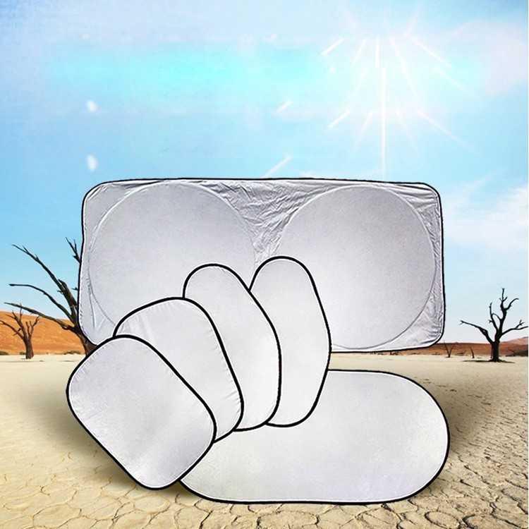 Bộ chắn nắng ô tô 6 tấm dạng vải PU