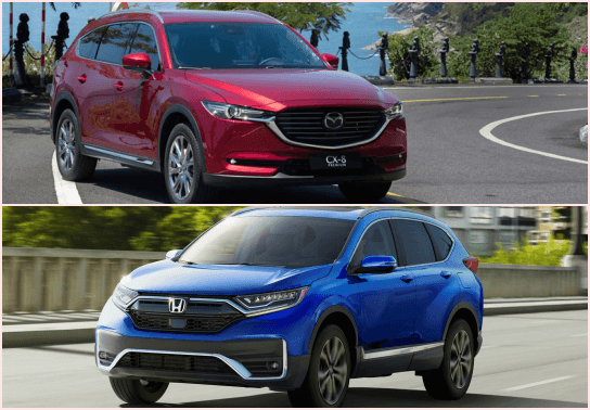 Honda CR-V và Mazda CX-8