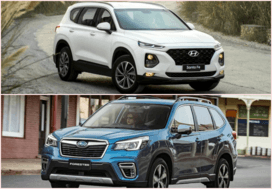  Hyundai Santa Fe hay Subaru Forester?