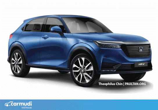 Lộ diện những hình ảnh phác thảo của Honda HR-V thế hệ mới