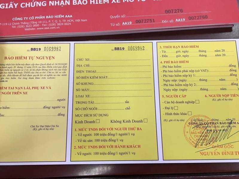 Mức bồi thường bảo hiểm bắt buộc