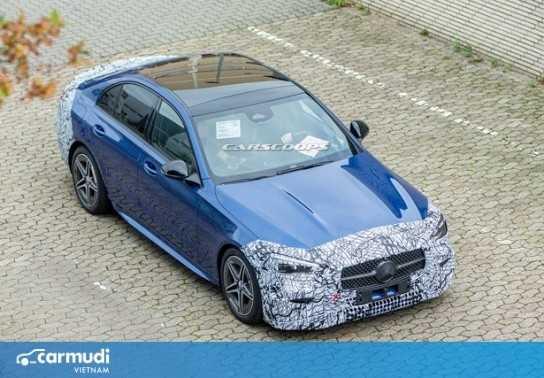 "Soi" Mercedes C-Class thế hệ mới trên đường chạy thử