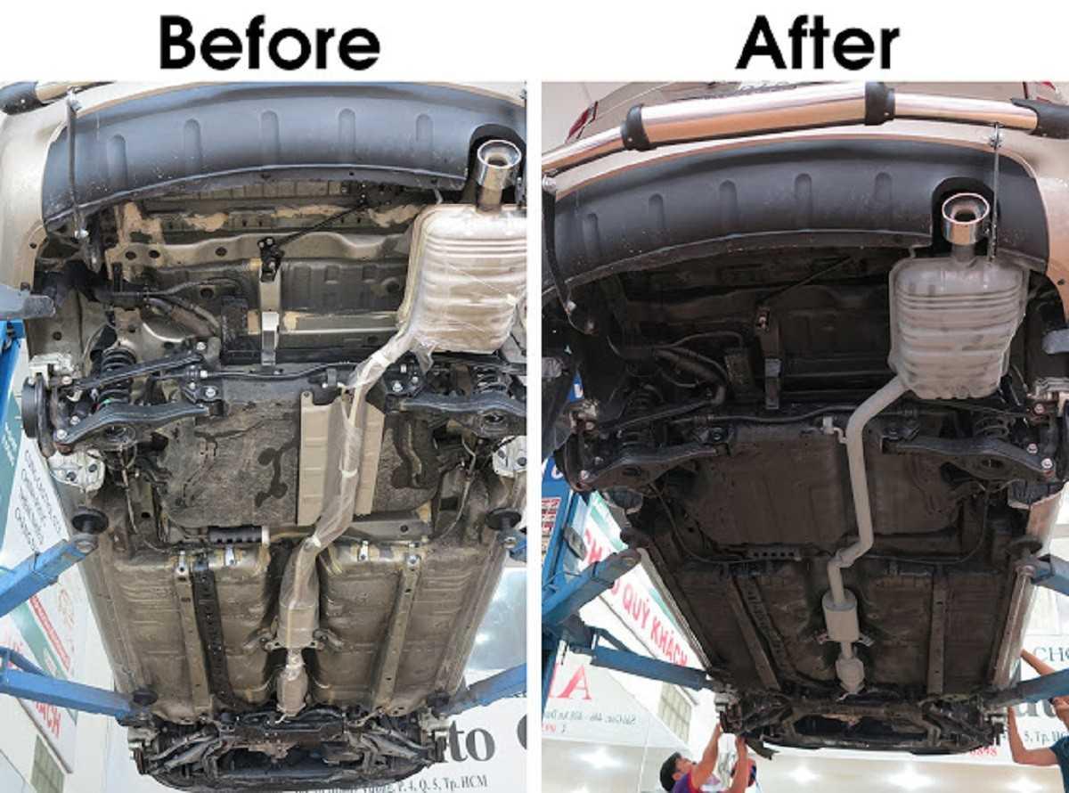 Tác dụng của lớp bảo vệ cho gầm xe