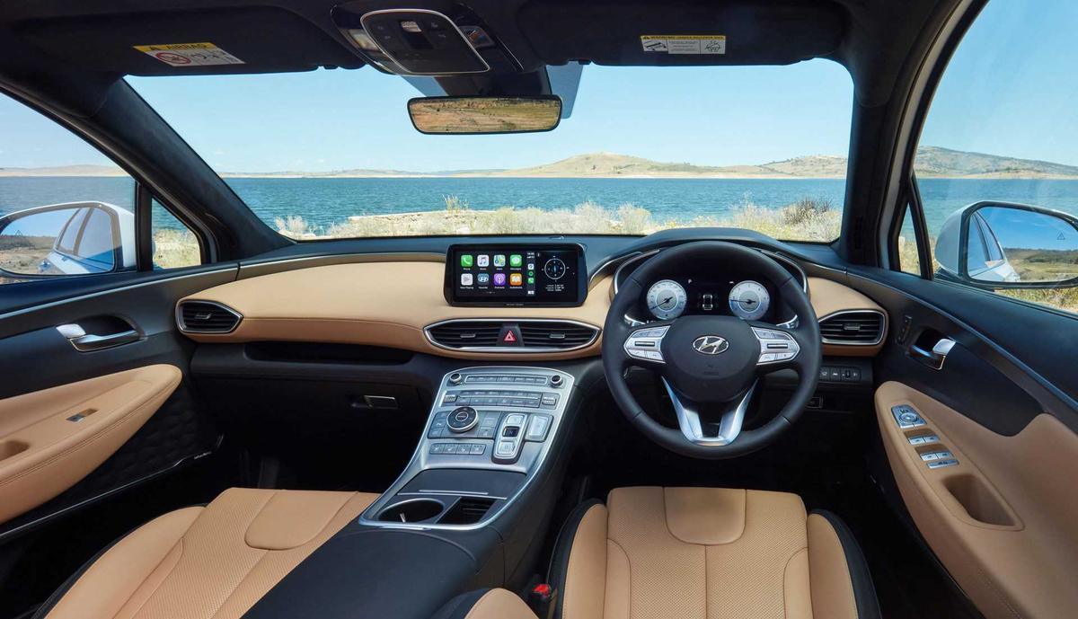 Nội thất Hyundai Santa Fe 2021