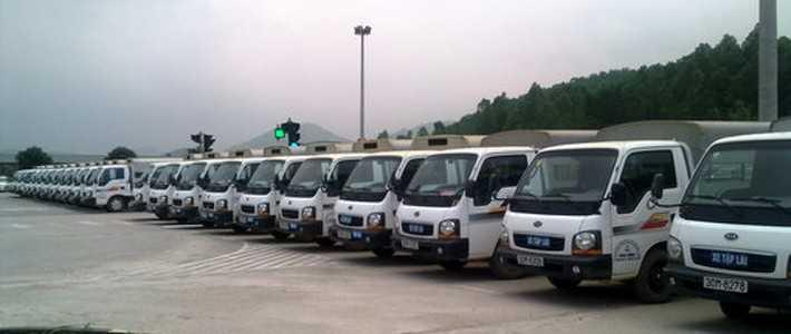 Các bước thực hiện cho xe vào nơi đỗ