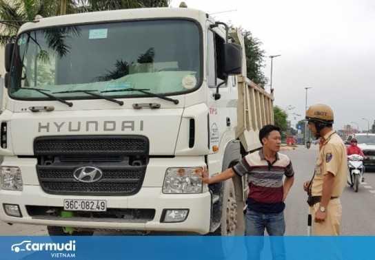 Mức xử phạt đối với việc không dán logo xe tải