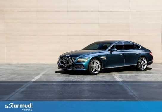 Săm soi chiếc Genesis G80 2021 bất ngờ xuất hiện tại Việt Nam
