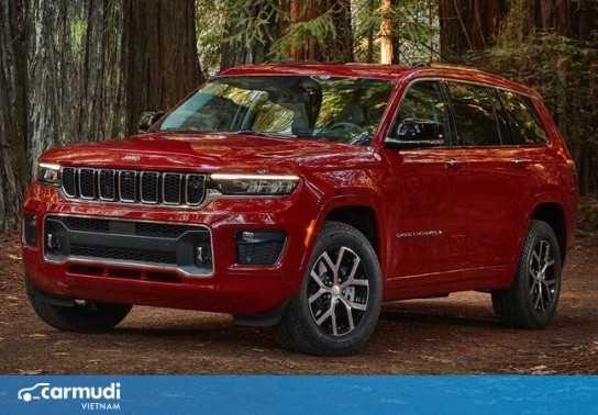 Jeep Grand Cherokee L 2021 sở hữu ba hàng ghế cùng hàng loạt nâng cấp đáng kể