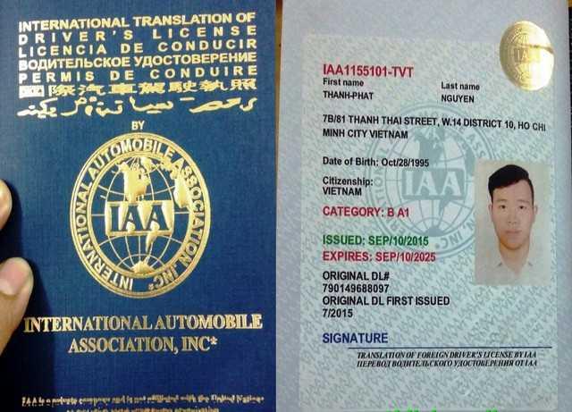 đổi bằng lái xe Quốc tế