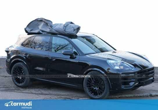 Porsche Cayenne 2022 xuất hiện bí ẩn trong những hình ảnh thử nghiệm
