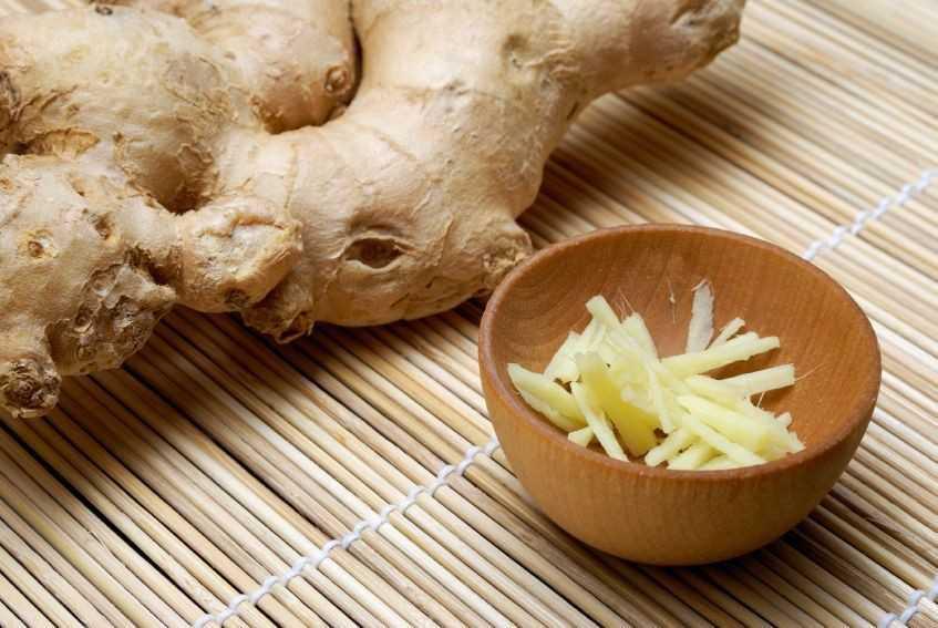 Gừng giảm say xe